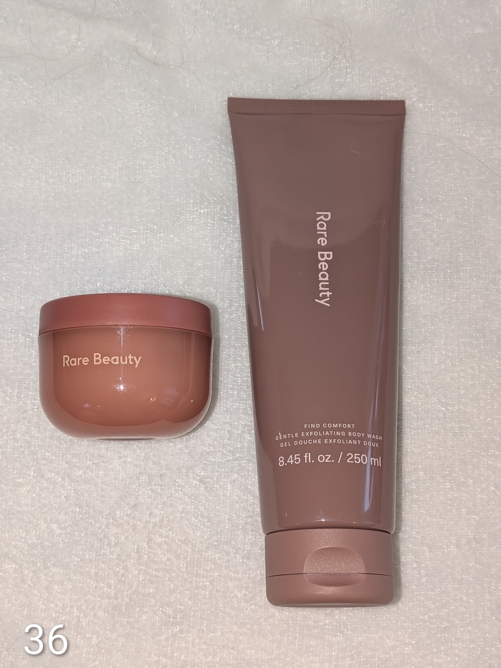 Rare Beauty Exfoliating Body Wash & Cream Set - Dusty Rose